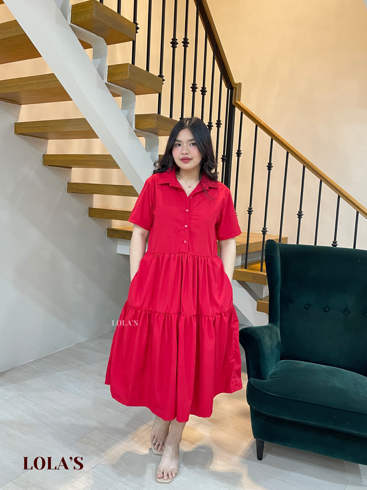 Emily Dress (Red)