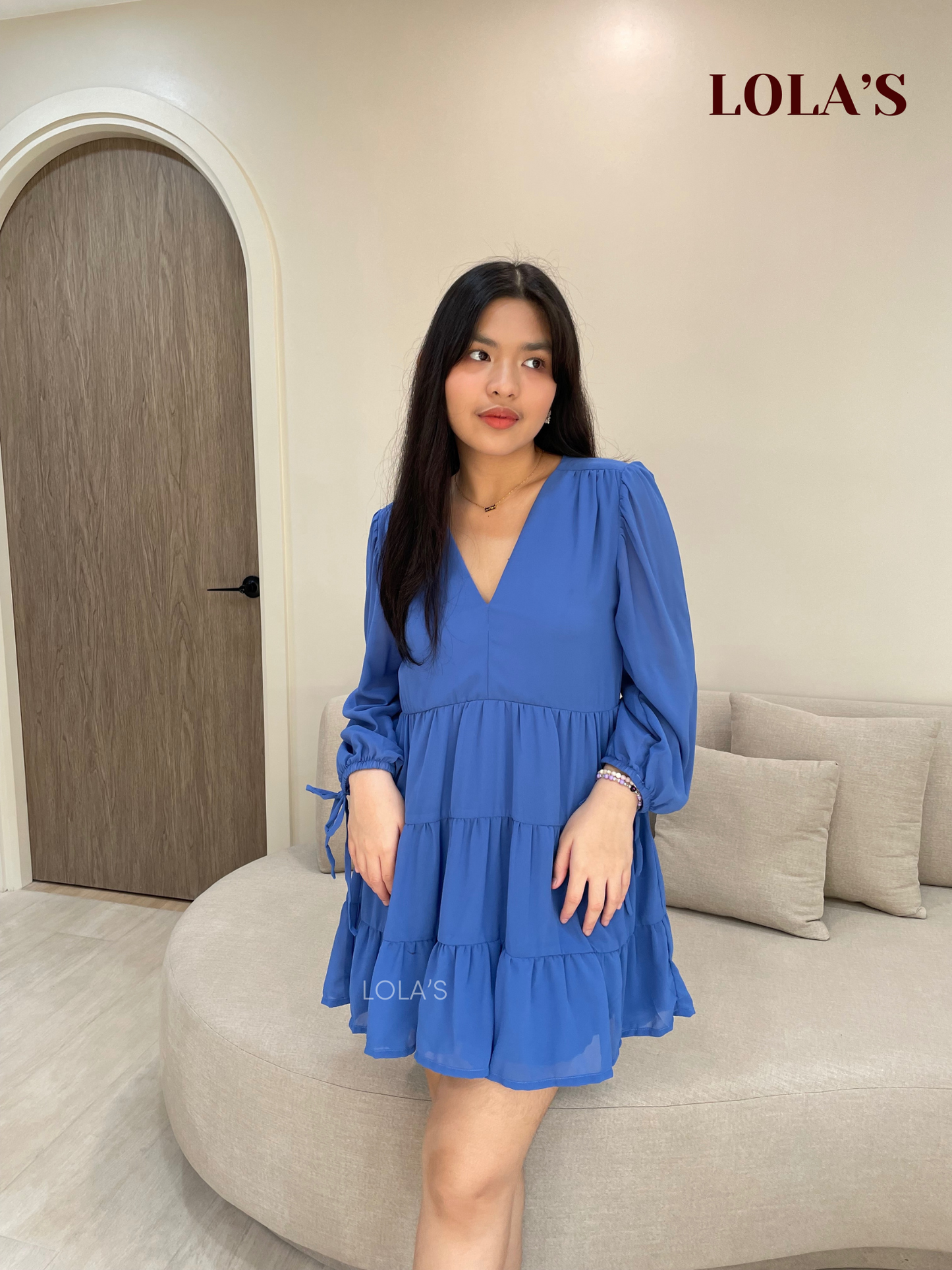 Monina Dress (Cobalt Blue)