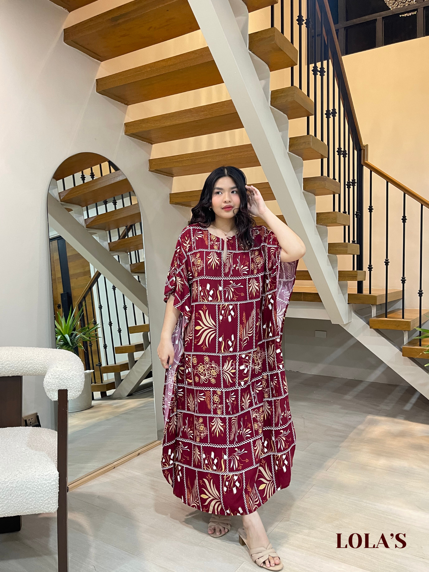 Donya Dress (Tulips And Ferns)