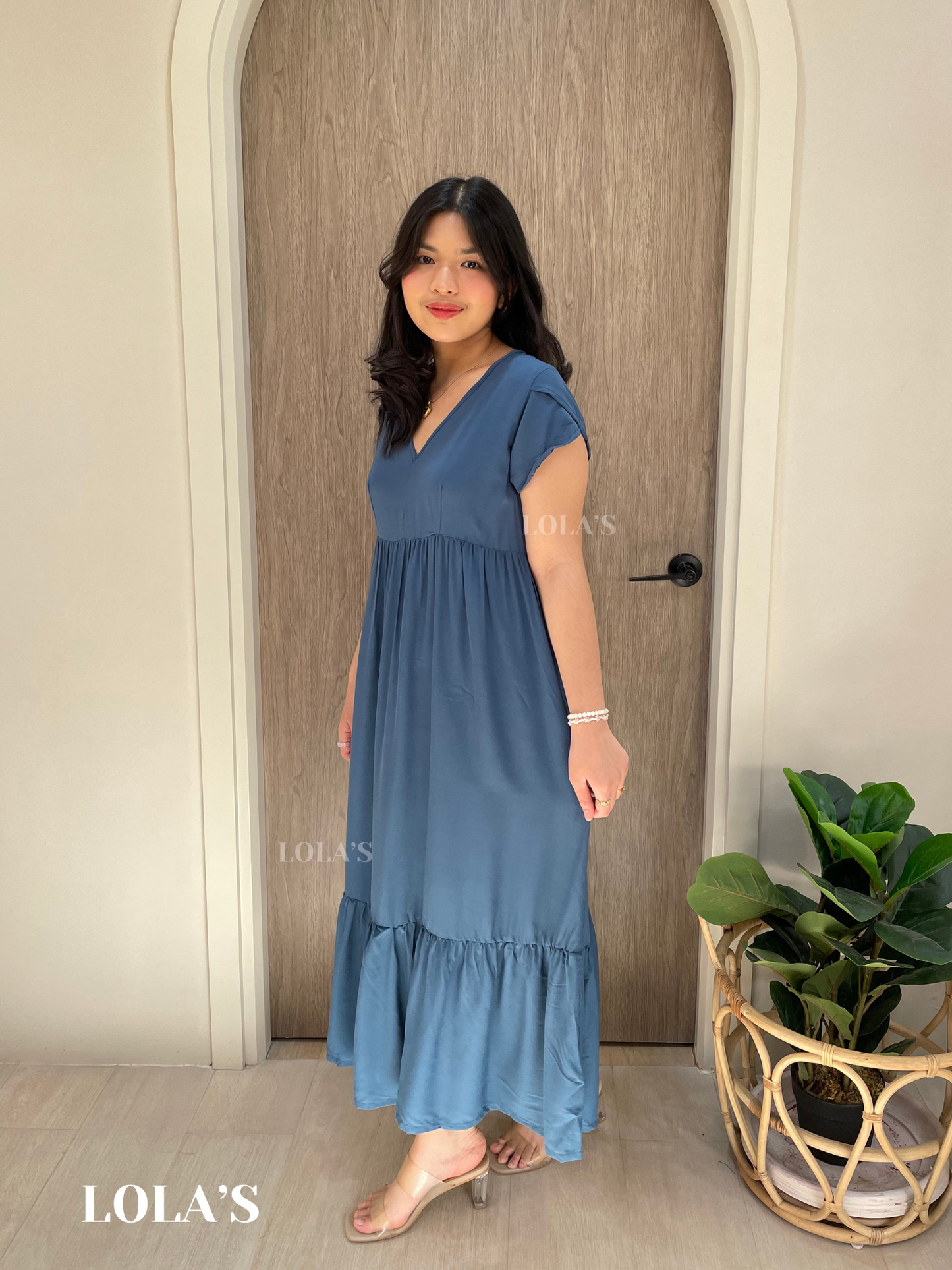 Jane Dress (Blue Green)
