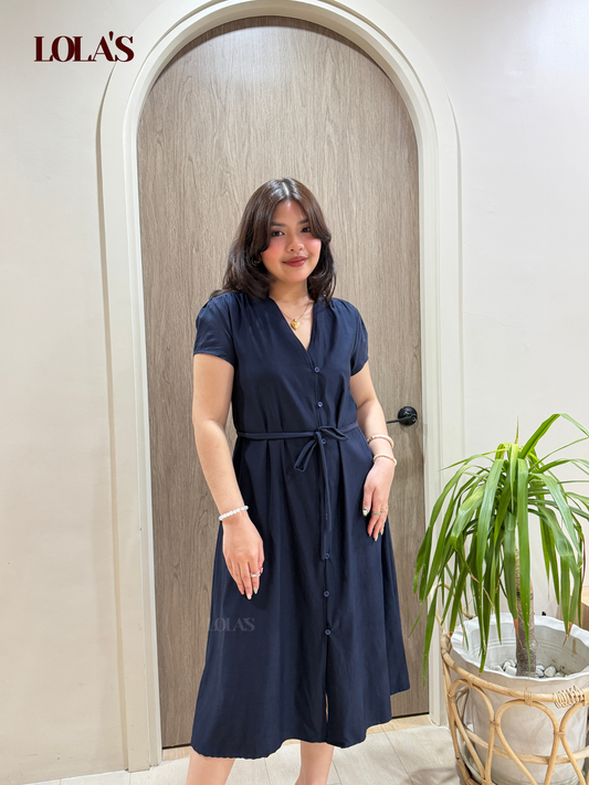 Kyle Dress (Navy Blue)