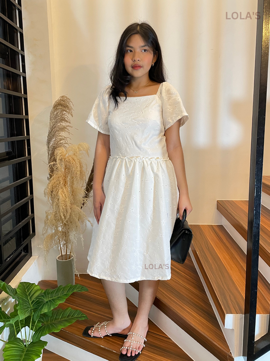 Rosey Dress (White)