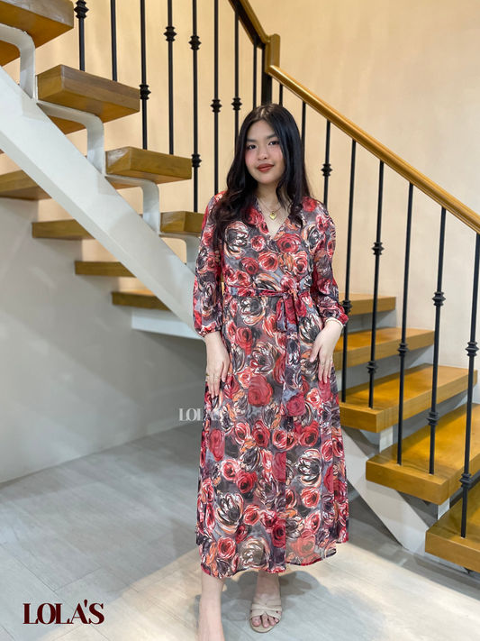 Paula Dress (Midnight Roses)