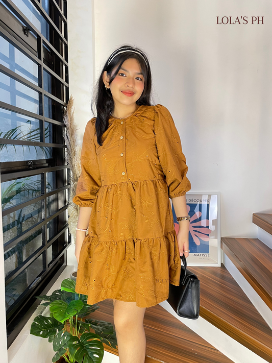 Taylor Dress (Caramel)