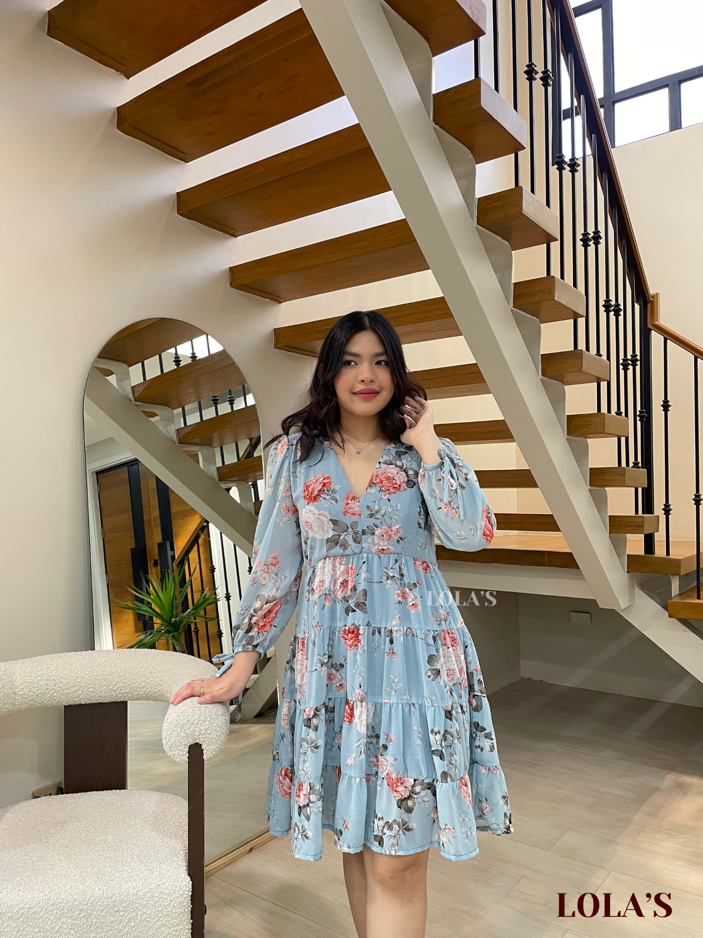 Diana Dress (Cool Garden)