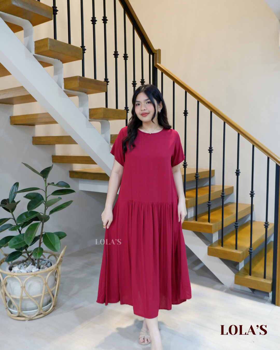 Mina Dress (Red)