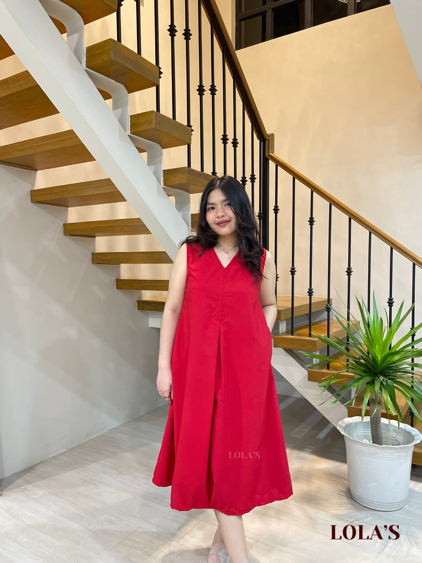 Gaile Dress (Red)