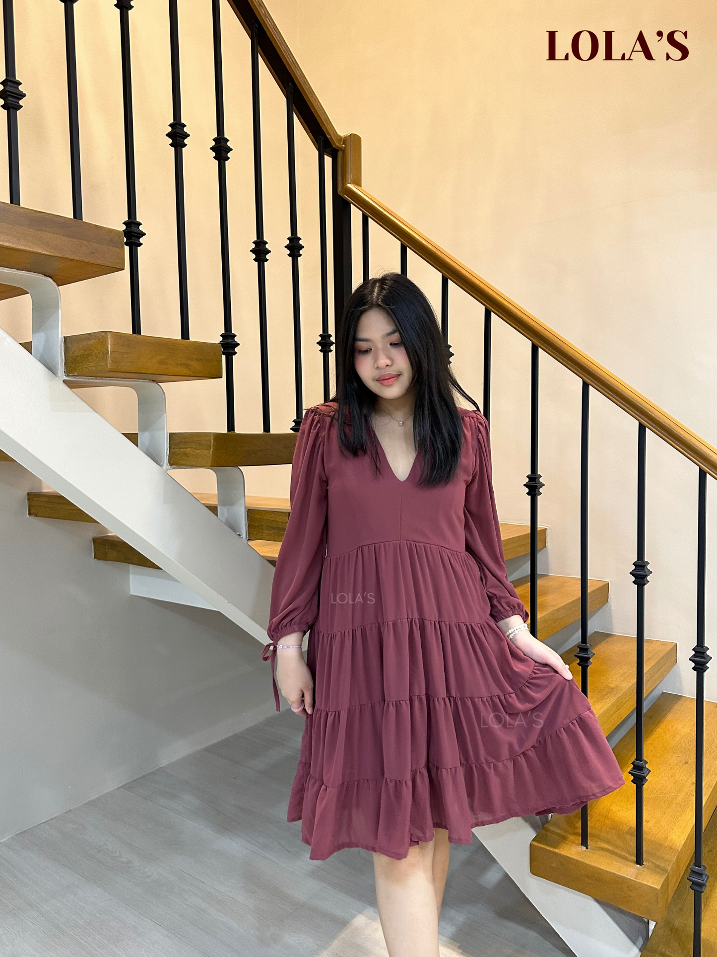 Diana Dress (Mauve)