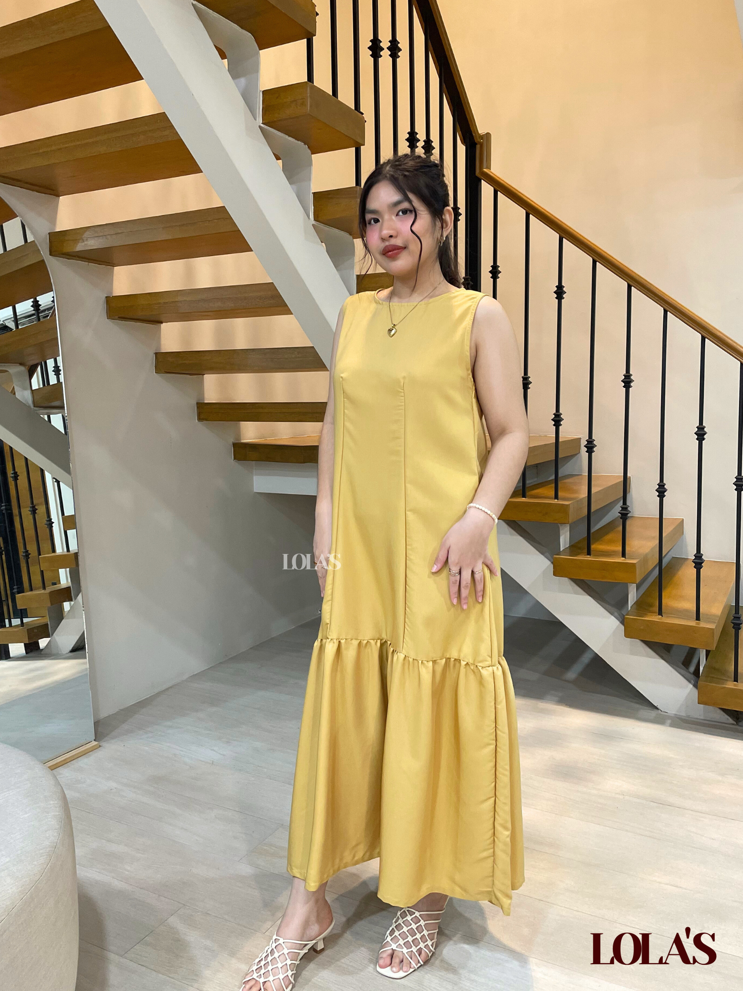 Dominique Dress (Gold)