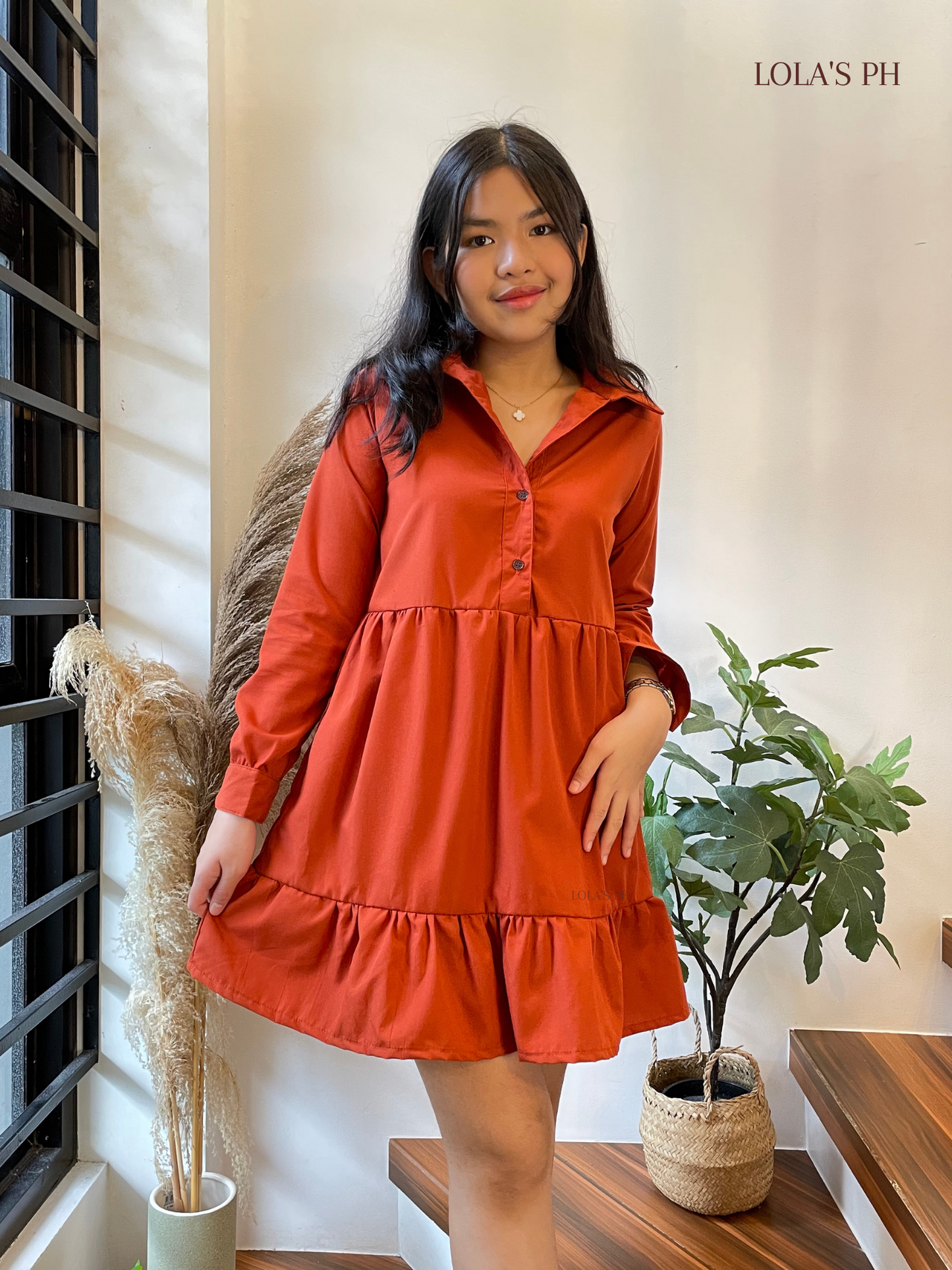 Yejin Dress (Rust)