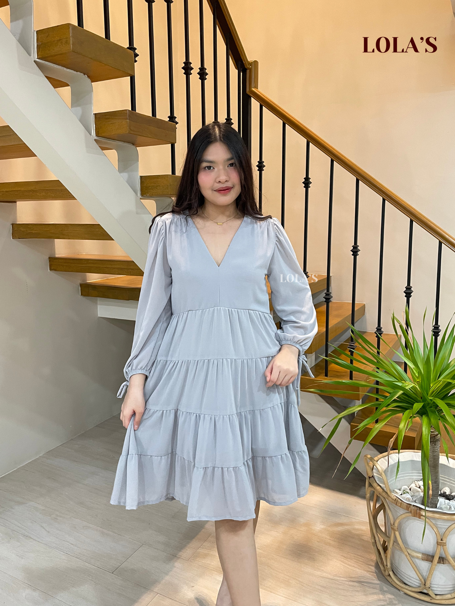 Diana Dress (Gray)