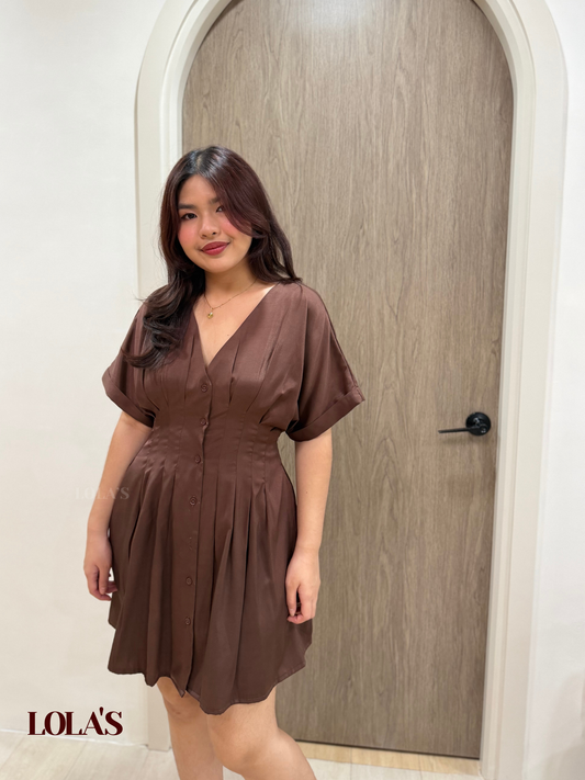Felicia Dress (Chocolate)