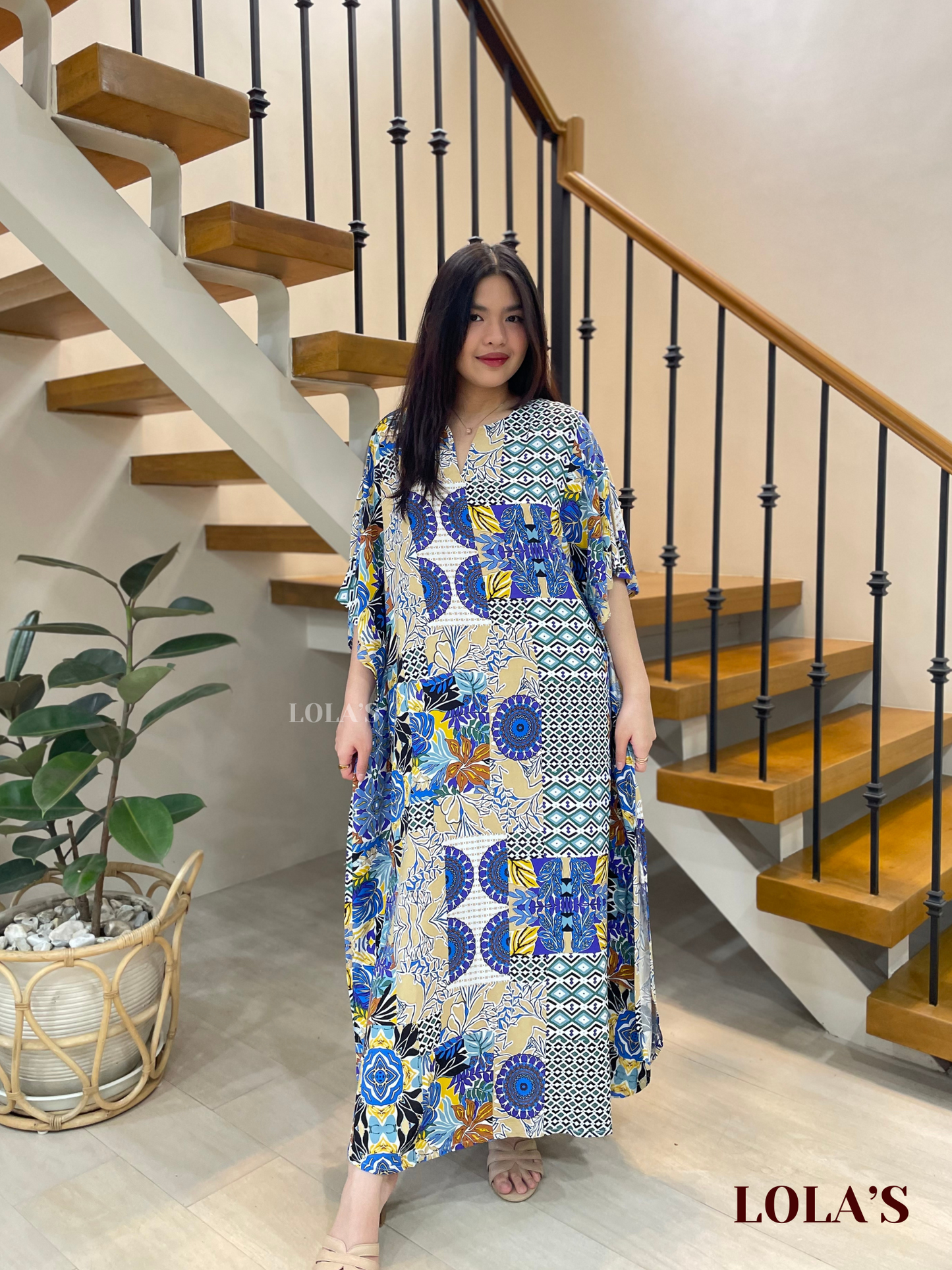 Donya Dress (Morocco Blue)