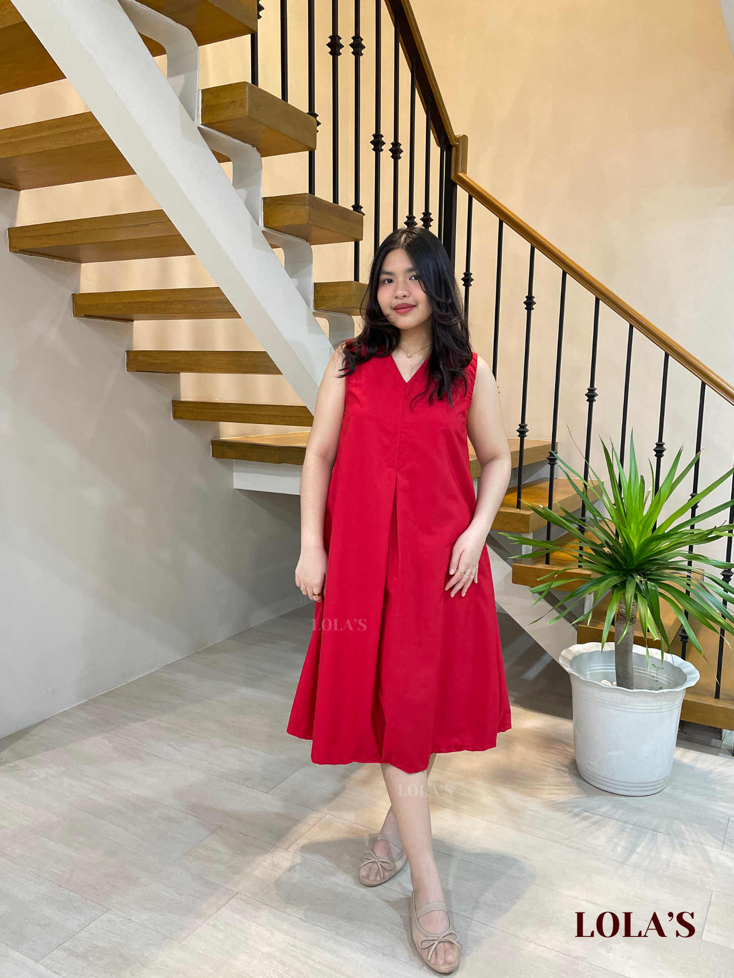 Gaile Dress (Red)