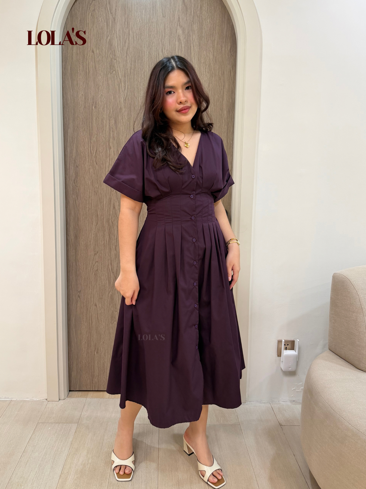 Frederica Dress (Dusk Poplin)
