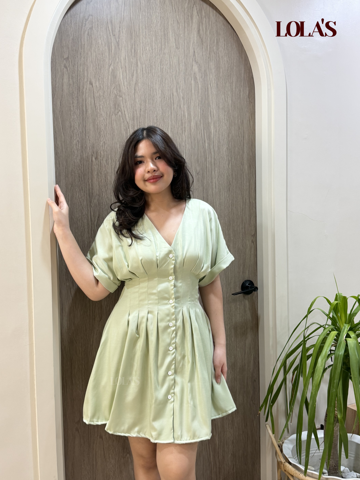 Felicia Dress (Pale Mint)