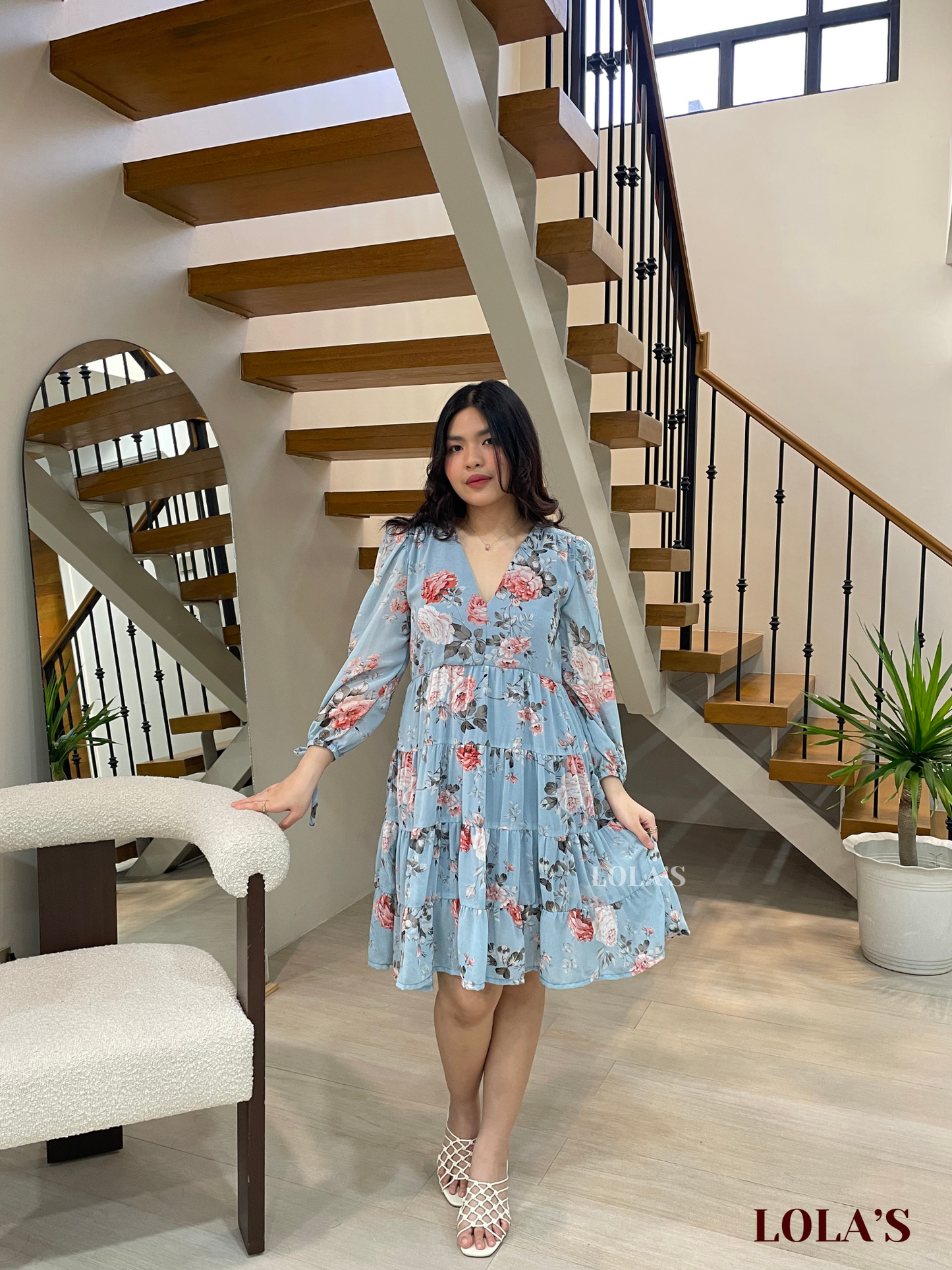 Diana Dress (Cool Garden)