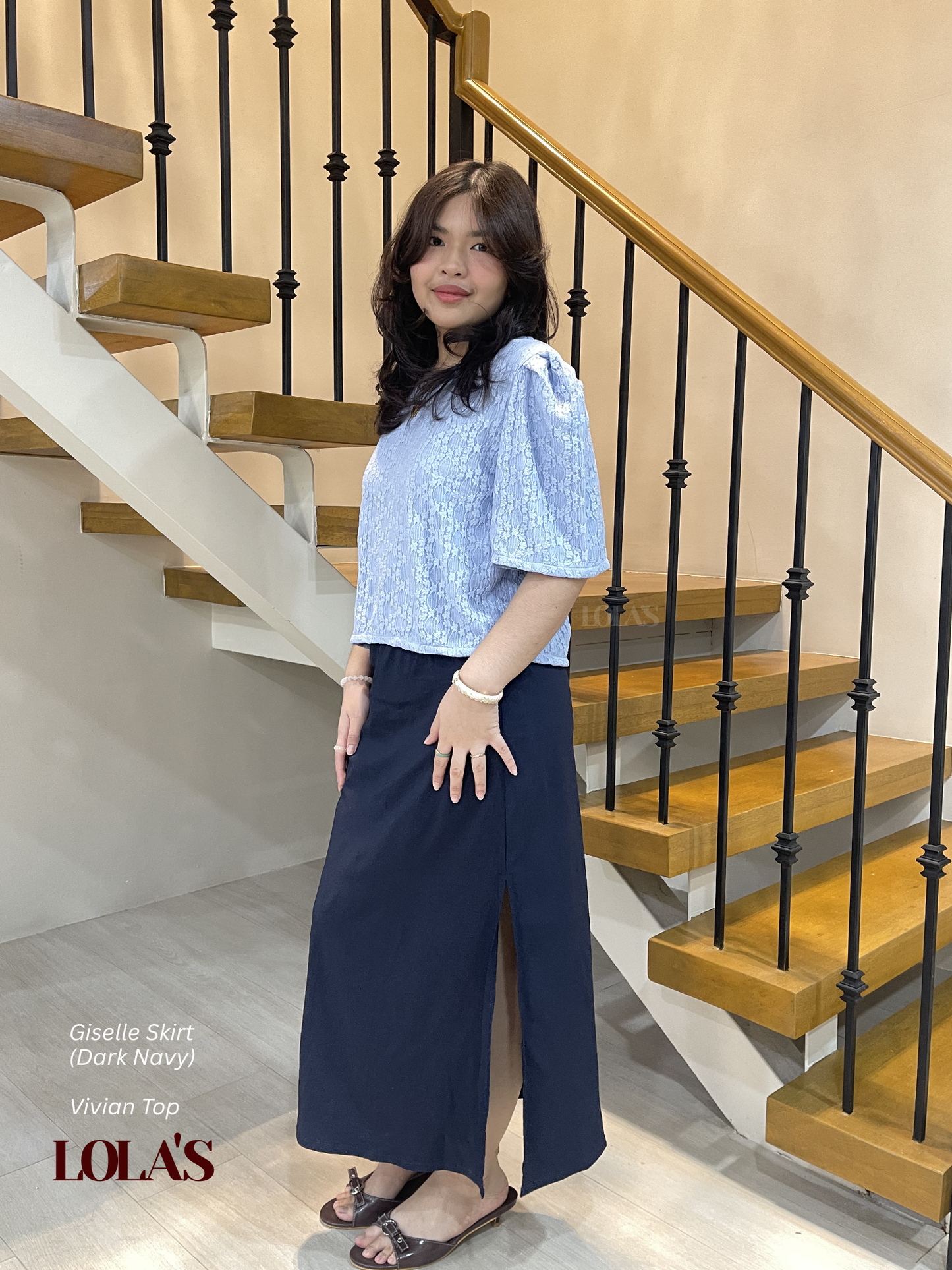 Giselle Skirt (Dark Navy)