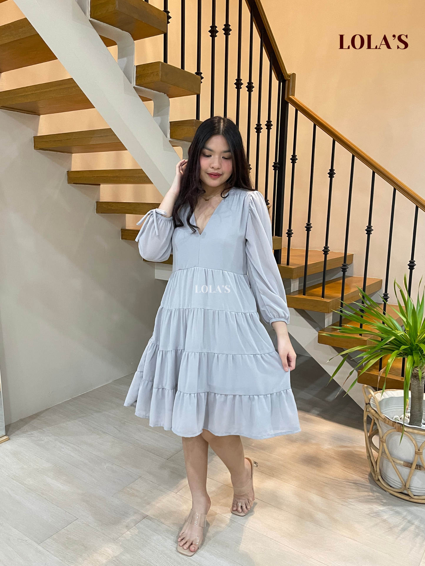 Diana Dress (Gray)