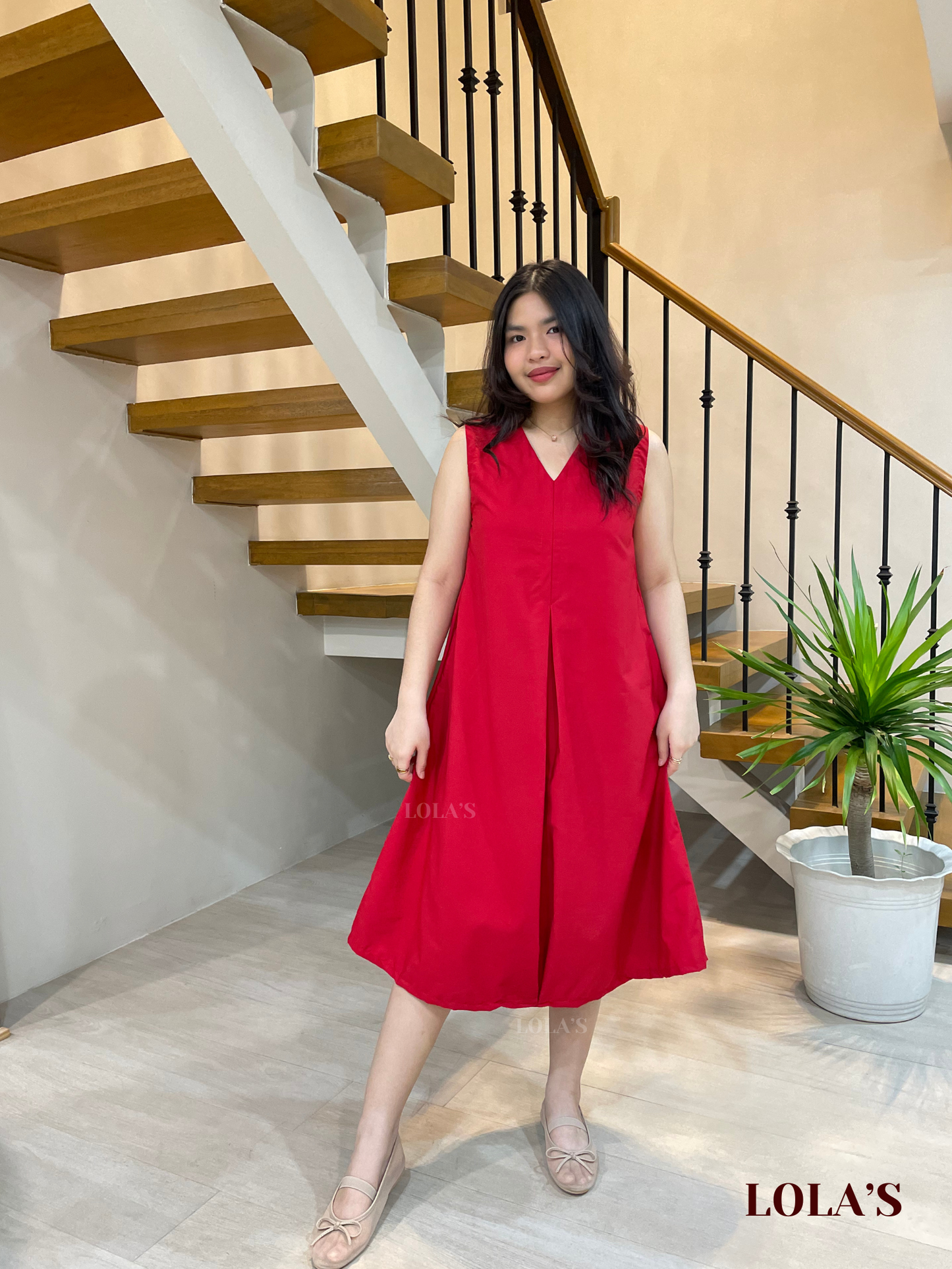 Gaile Dress (Red)