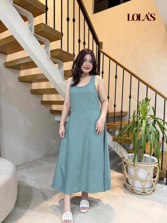 MIranda Dress (Sage Green)