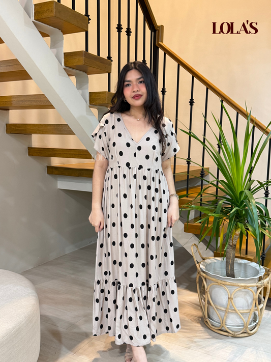 Jane Dress (Granite Dots)