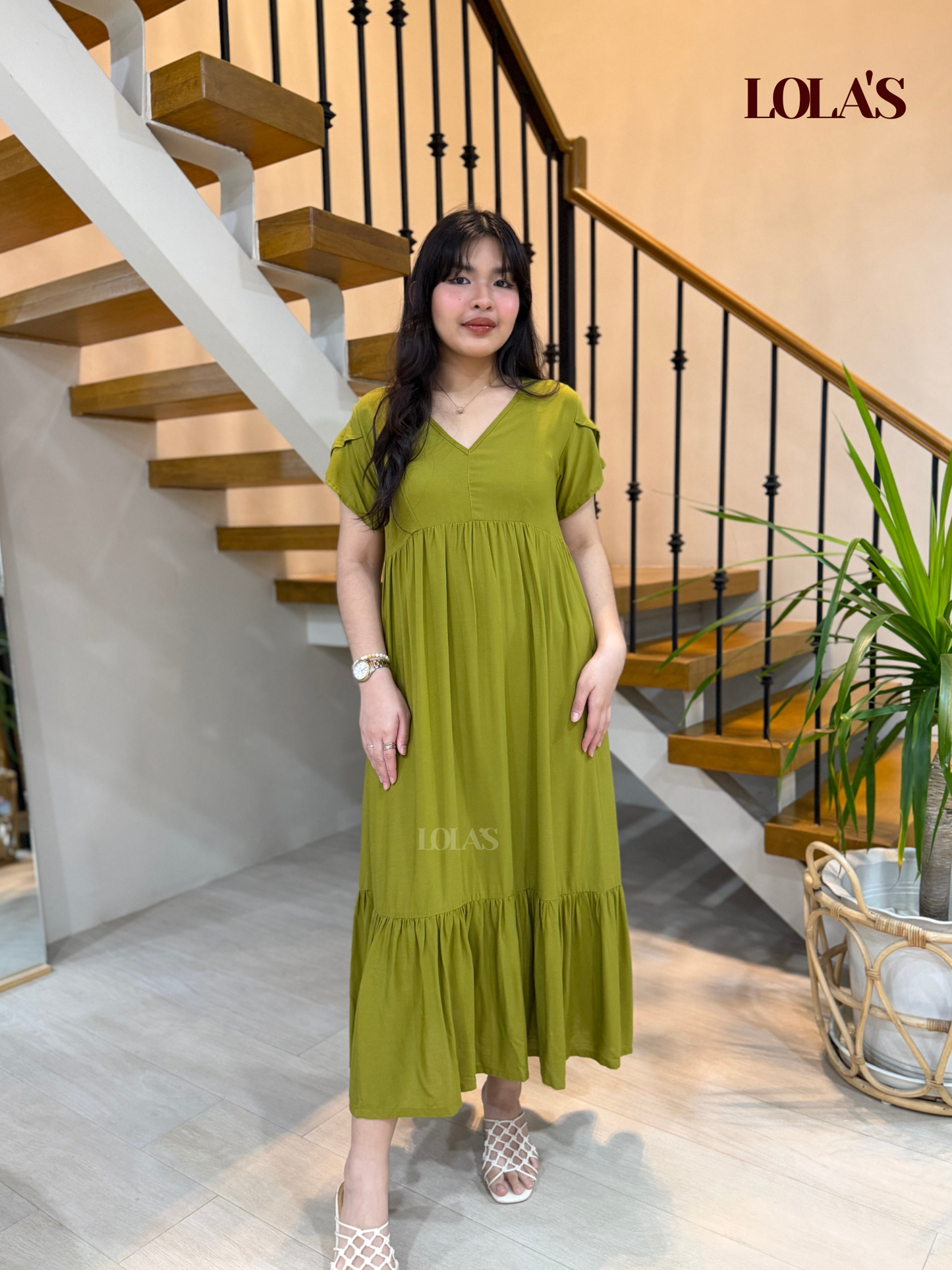 Jane Dress (Olive)