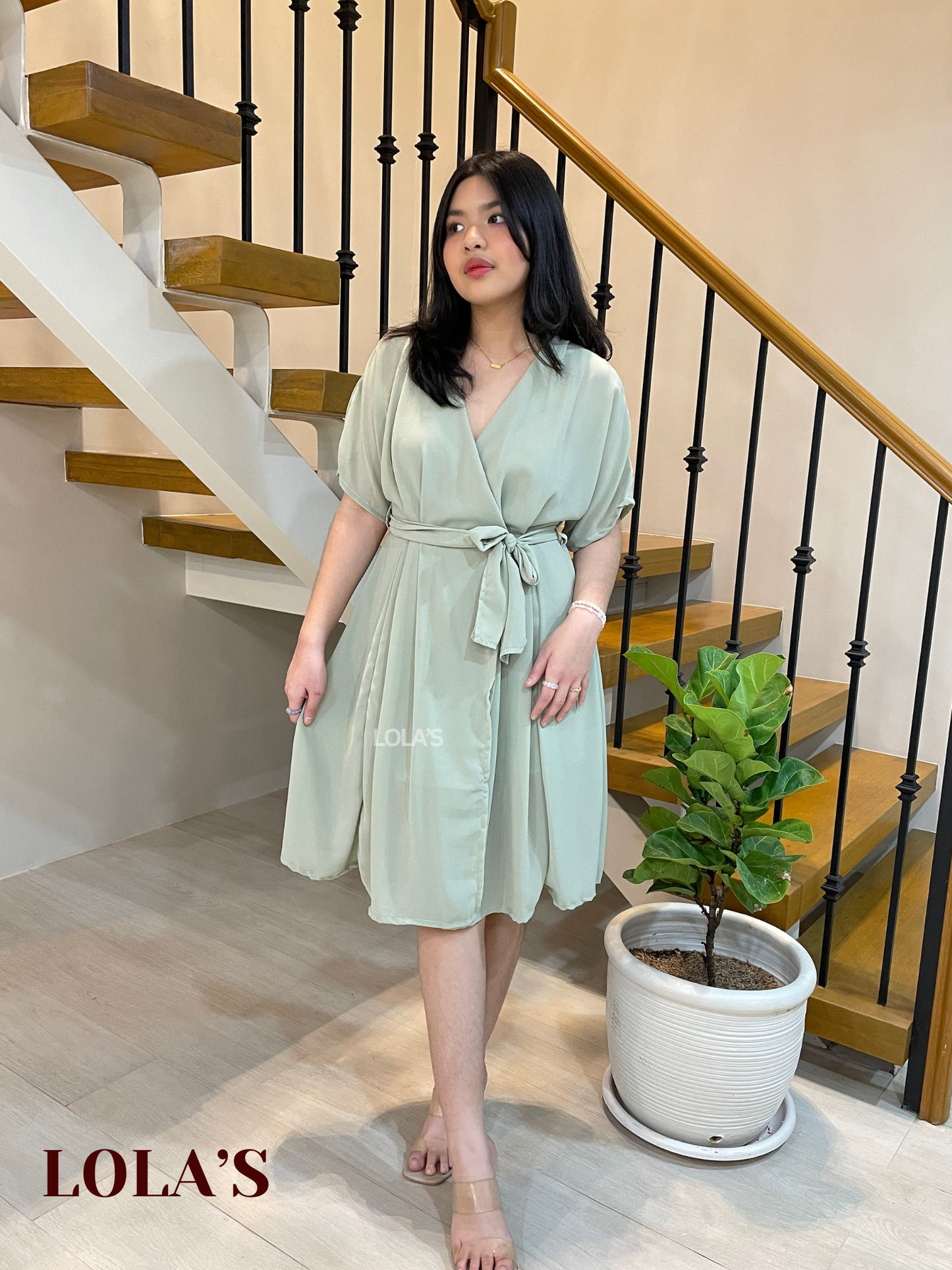 Linda Dress (Mint)