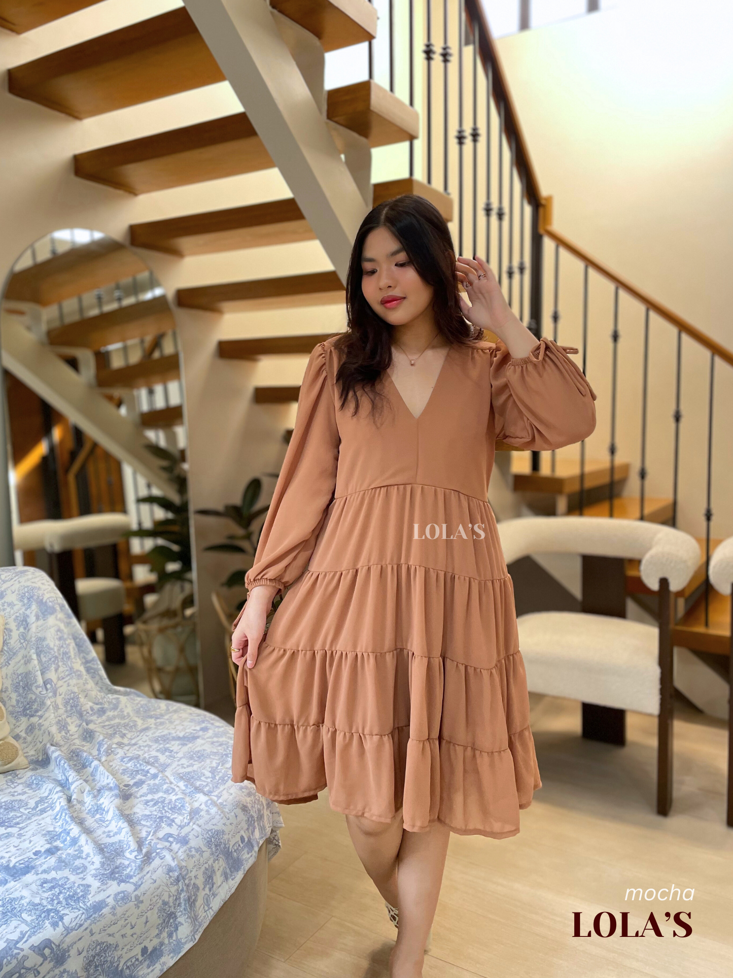 Diana Dress (Mocha)