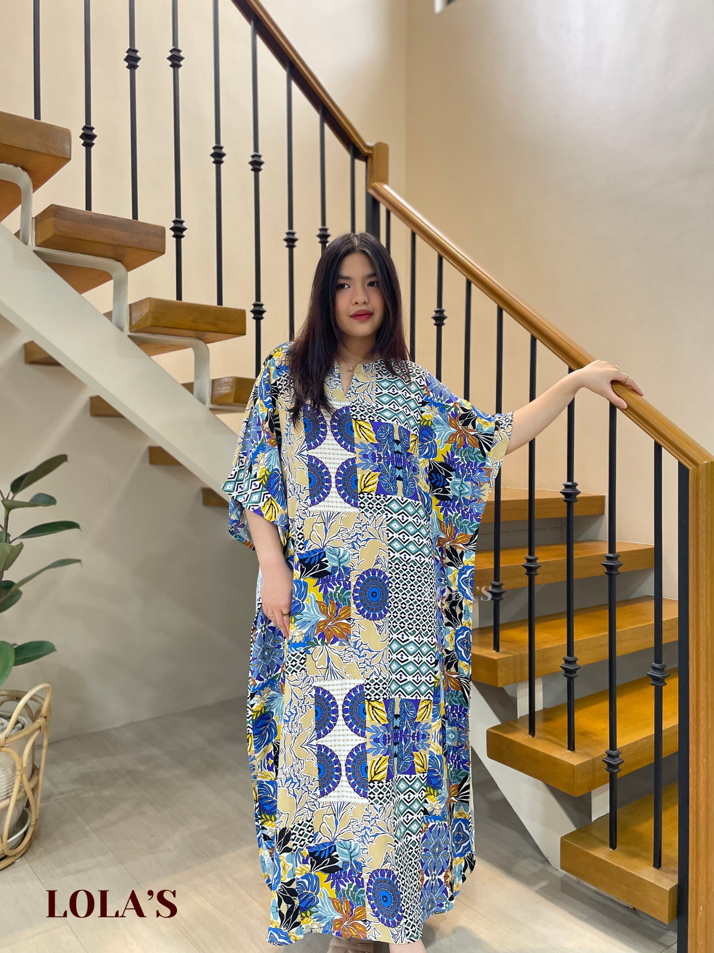 Donya Dress (Morocco Blue)