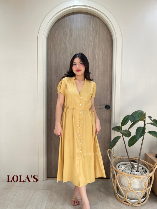 Kyle Dress (Mustard)