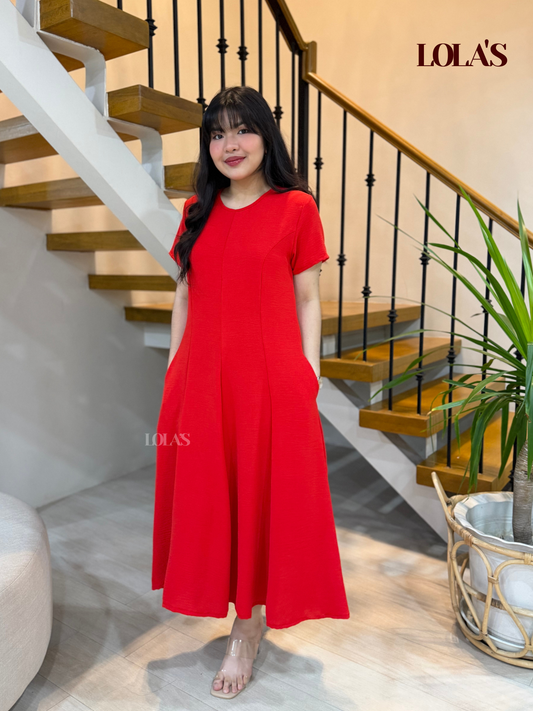Kathleen Dress (Red)