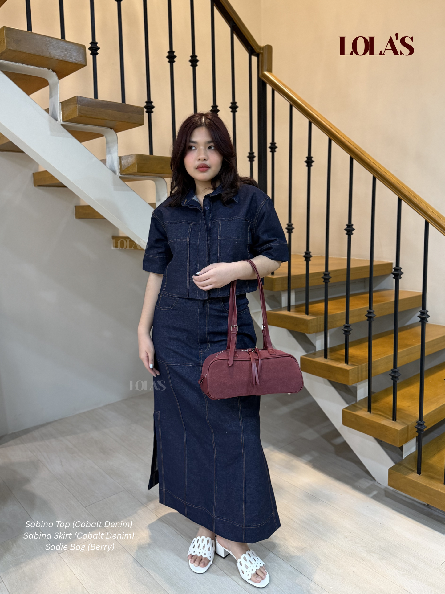 Sabina Skirt (Cobalt Denim)