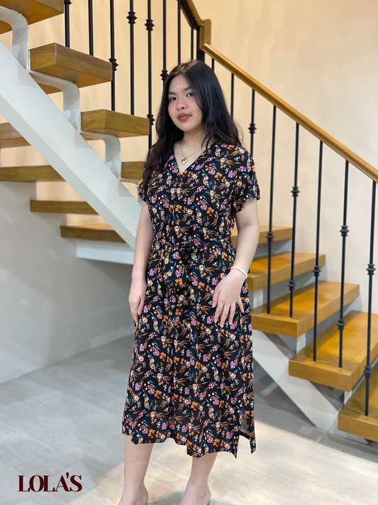 Tracy Dress (Cheerful Black)