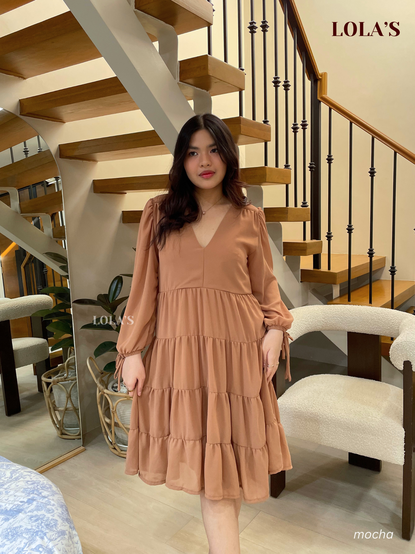Diana Dress (Mocha)