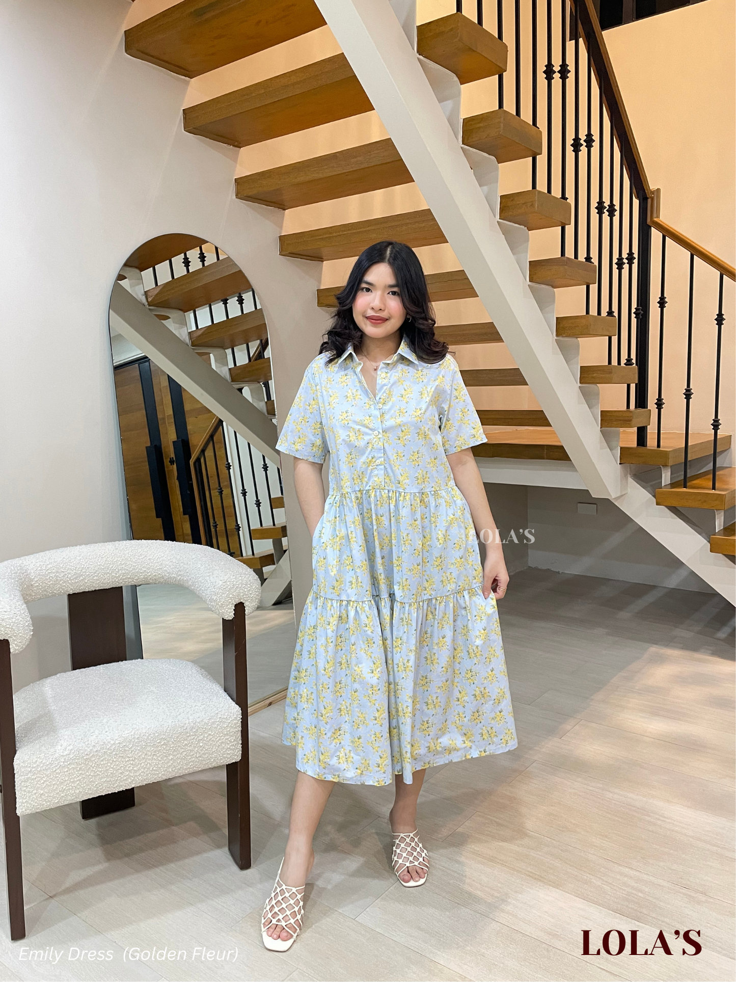 Emily Dress (Golden Fleur)