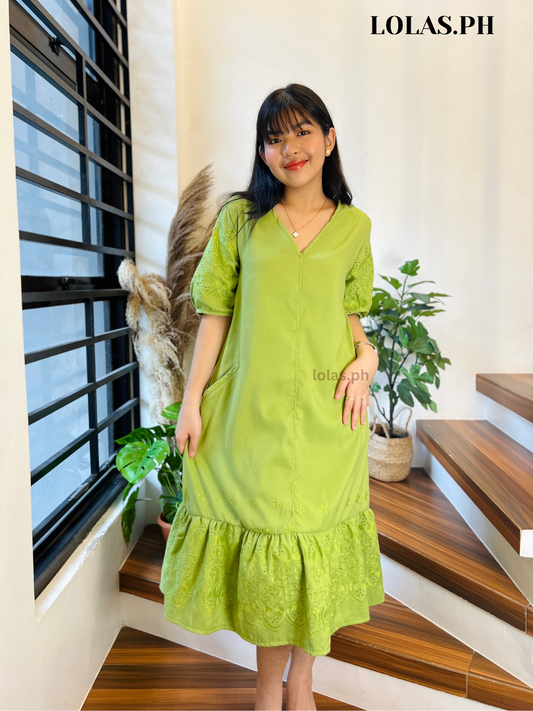Priscilla Dress (Apple Green)