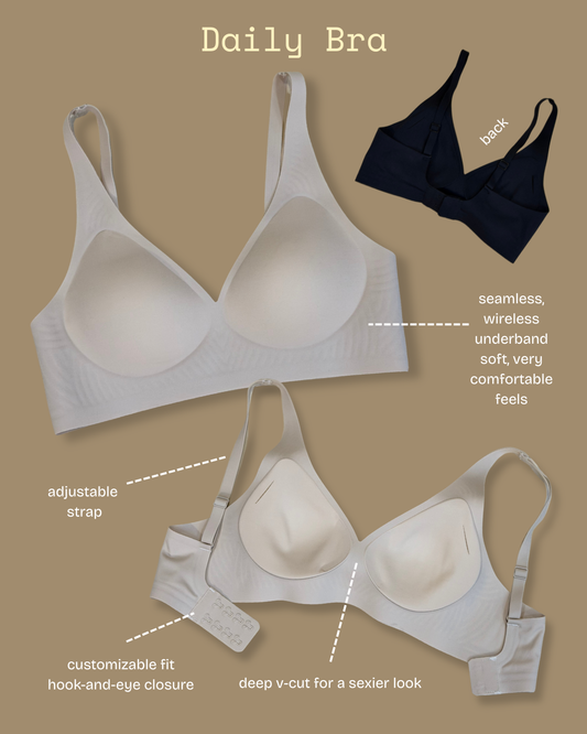 Daily Bra (Nude) by Lynne