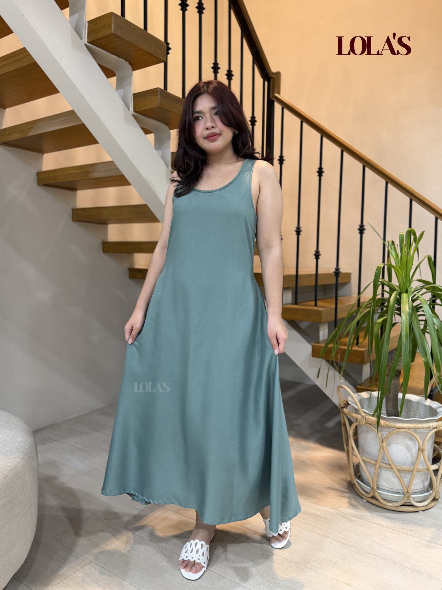 MIranda Dress (Sage Green)