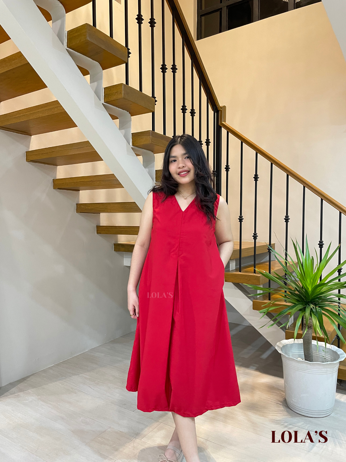 Gaile Dress (Red)