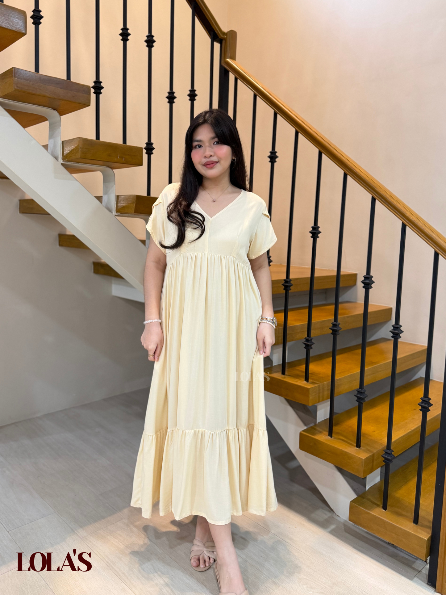 Jane Dress (Pale Yellow)