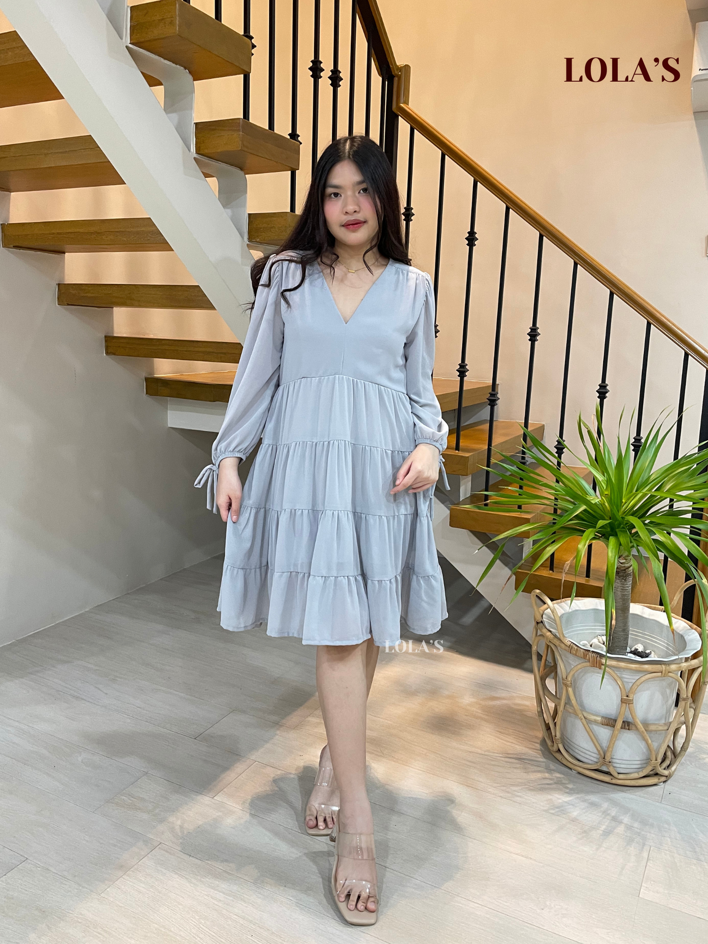 Diana Dress (Gray)
