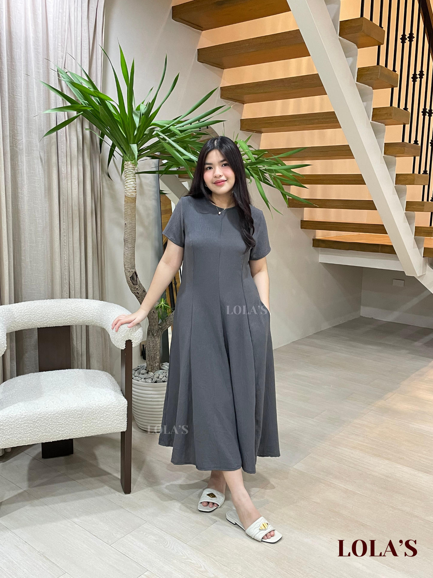 Kathleen Dress (Gray)