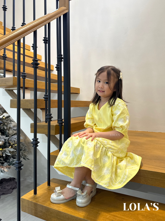 Priscilla Dress Kids (Yellow)