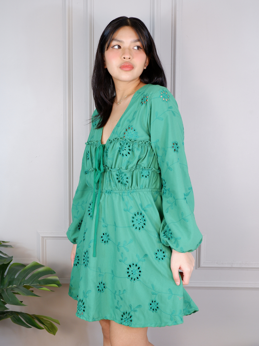 Nadine Dress (Emerald)