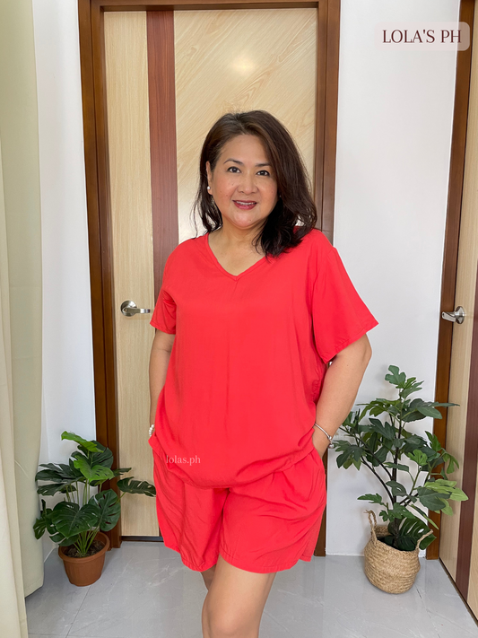Terno | Loungewear Coordinates (Scarlet)