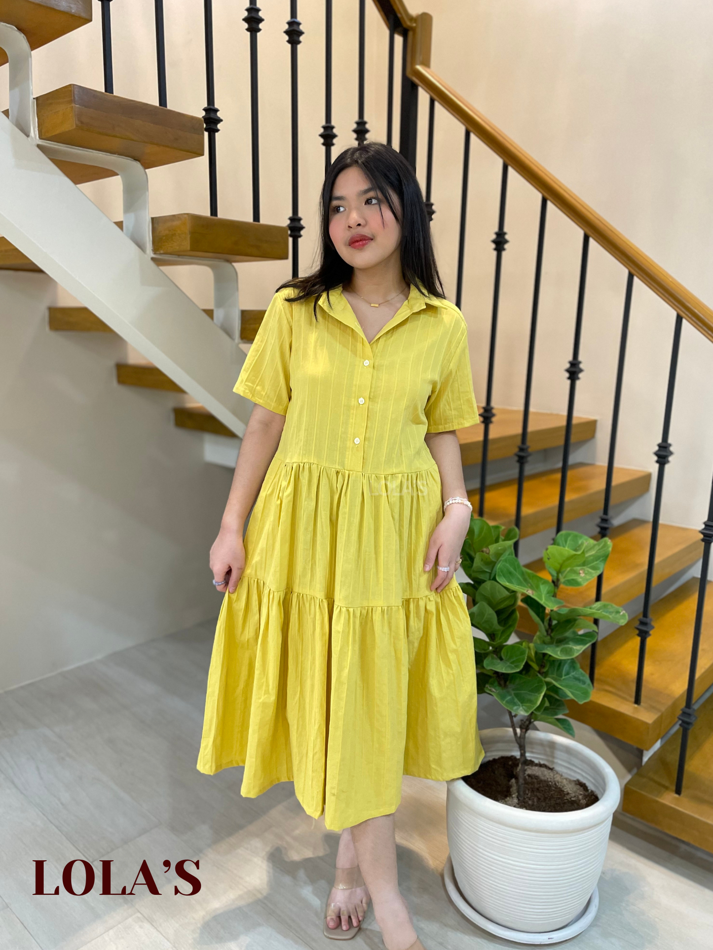 Emily Dress (Mustard)