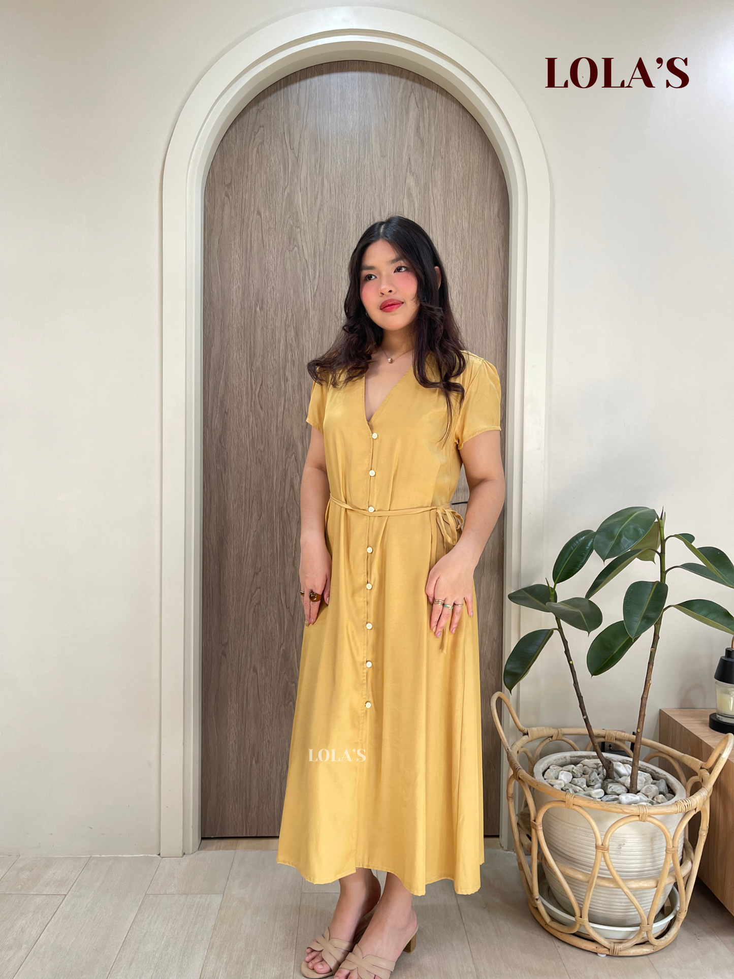 Kyle Dress (Mustard)