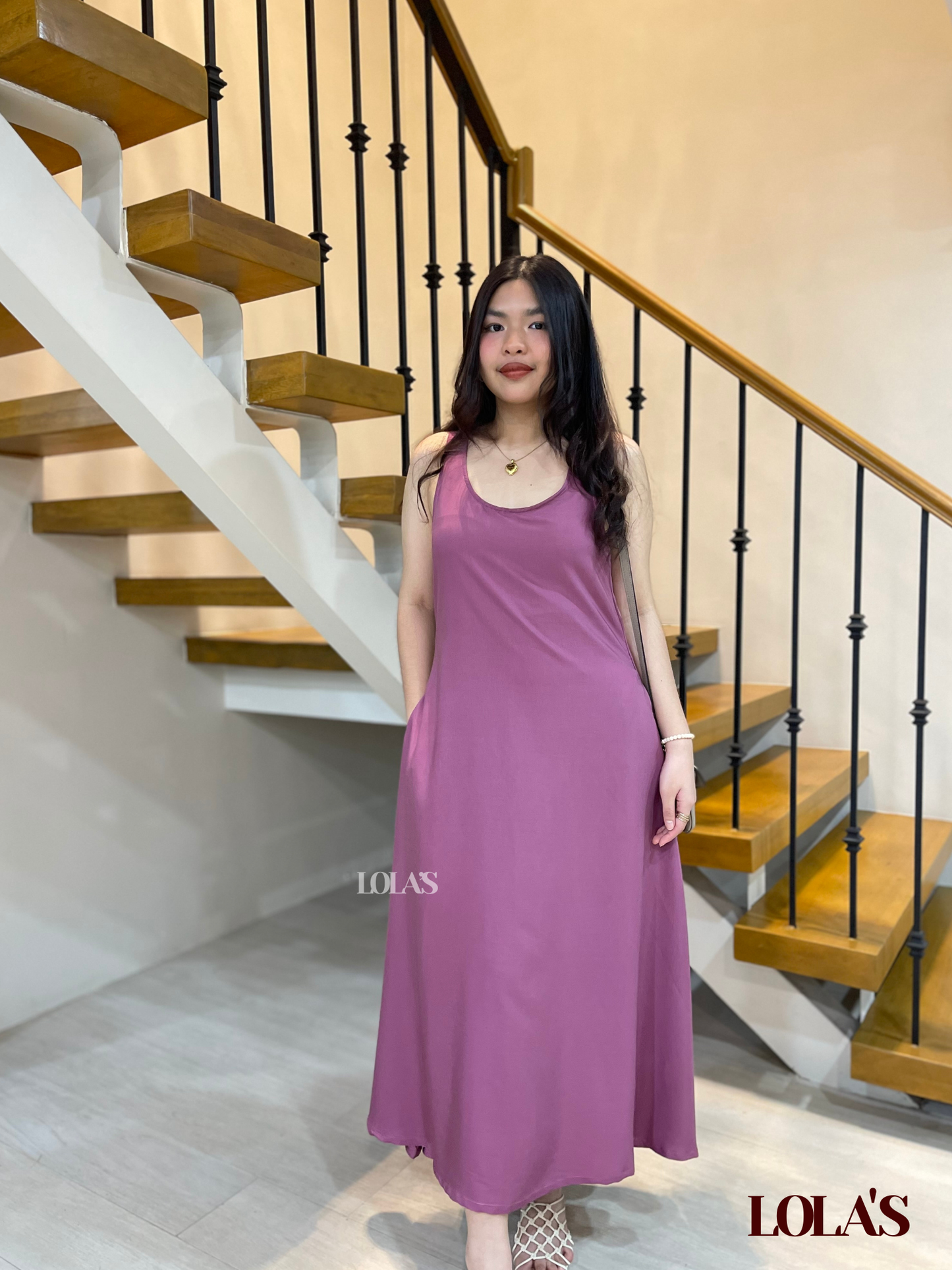 Miranda Dress (Mauve)