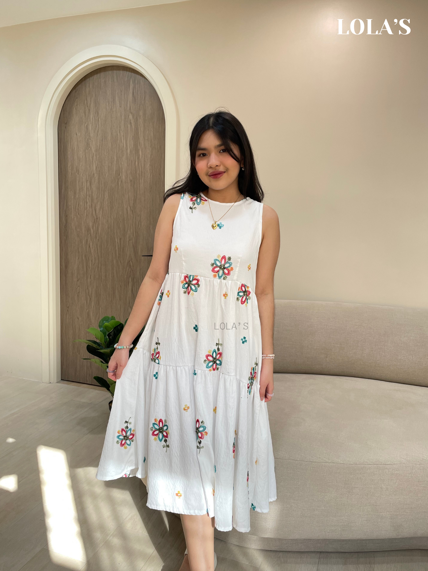 Miles Dress (White)